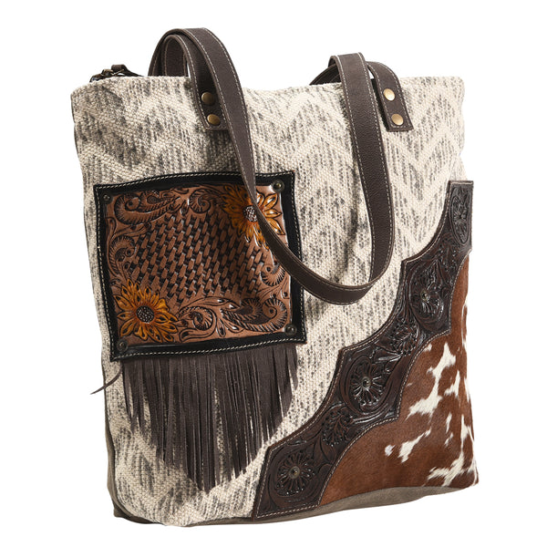 LC-KB373 Tote Upcycled Canvas Ladies Bag