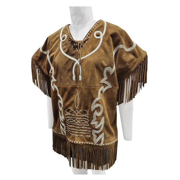 ADSH040 Genuine Leather Women Shirt Jacket Dress