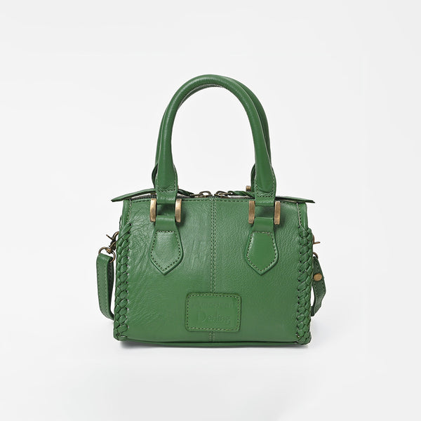 ADBGM1097 Checkered Hair On Hide & Leather Speedy Bag - American Darling