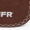 Official PRCA & NFR Licensed Collection® Brown Western Suede Leather Contrast Diamond Stitched Hobo Bag
