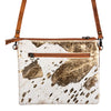 ADBG109 American Darling Hair-On Cowhide Crossbody Bag - Genuine Leather Western Purse