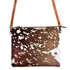 ADBG109 American Darling Hair-On Cowhide Crossbody Bag - Genuine Leather Western Purse