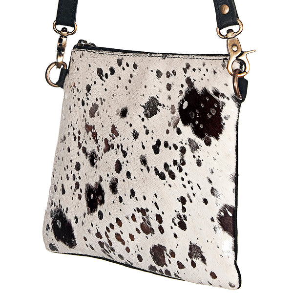 ADBG109 American Darling Hair-On Cowhide Crossbody Bag - Genuine Leather Western Purse