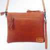 ADBG109 American Darling Hair-On Cowhide Crossbody Bag - Genuine Leather Western Purse
