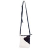LC-ADBGS153BKW Black & White Hair-On Hide Chaps Bag - Genuine Leather Western Purse