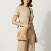 LC-ADBGS153ACGO Gold Speckled Hair-On Hide Chaps Bag - Western Leather Accent