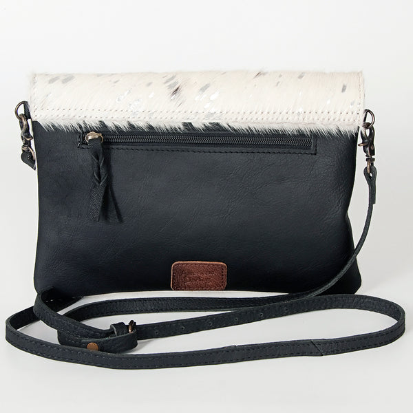 ADBGS178 Hair-On Cowhide Leather Crossbody Envelope - Western Style Purse