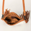 LC-ADBGS142 Hair-On Mini Crossbody - Western Leather Purse with Adjustable Strap