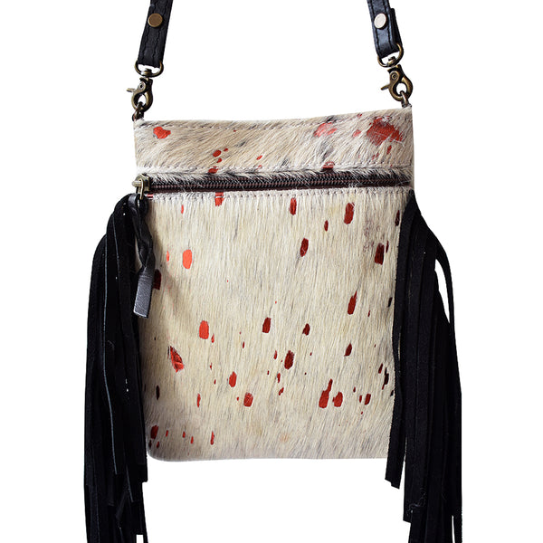 LC-ADBGS153ACREDFRNG Chaps Genuine Western Leather Women Bag