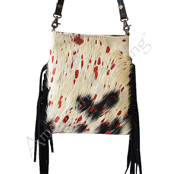 LC-ADBGS153ACREDFRNG Chaps Genuine Western Leather Women Bag