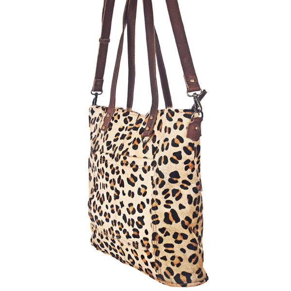 ADBG106 American Darling Hair-on Cowhide Western Tote Bag Genuine Leather