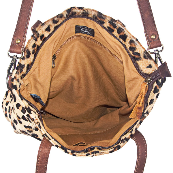 ADBG106 American Darling Hair-on Cowhide Western Tote Bag Genuine Leather
