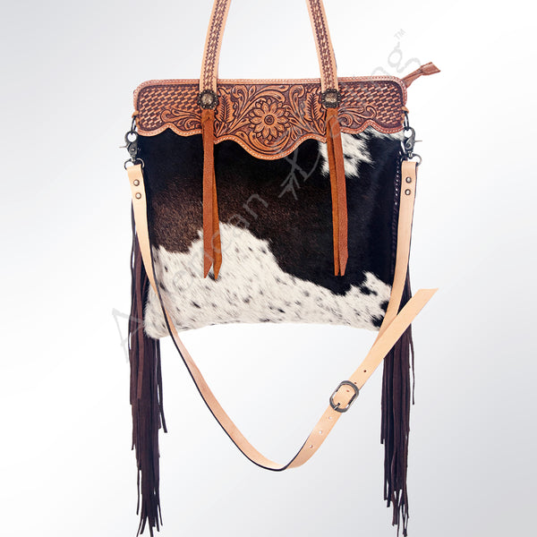 LC-ADBGS113BRW Messenger Genuine Western Leather Women Bag