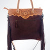 LC-ADBGS113BRW Messenger Genuine Western Leather Women Bag