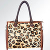 ADBG229 American Darling Western Tote Bag - Handcrafted Hair-On Cowhide & Braided Leather