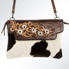 ADBG241 American Darling Hand Tooled Hair-On Envelop Bag