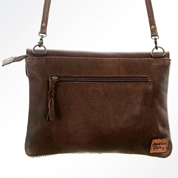 ADBG241 American Darling Hand Tooled Hair-On Envelop Bag