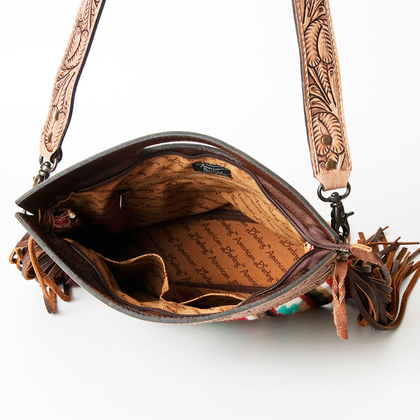 ADBG243 American Darling Hand Woven Saddle Blanket Signature Cross Body Bag