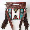 ADBG247 American Darling Saddle Blanket Signature Cross body Bag