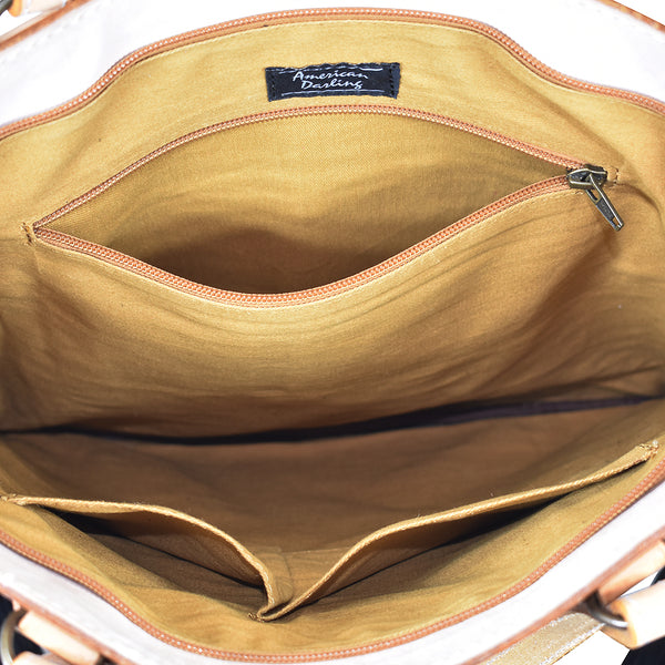 LC-ADBGS143ACSL Tote Hair On Genuine Western Leather Women Bag