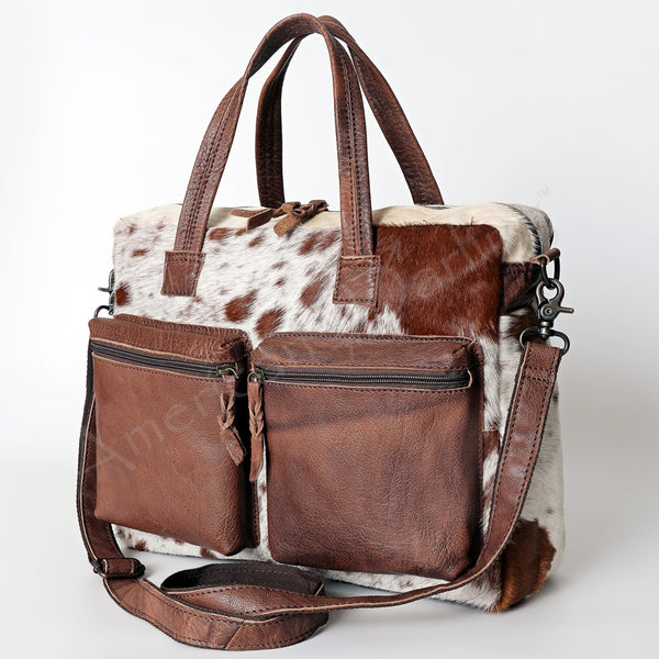 ADBG264 American Darling Tote Bag - Handcrafted Hair-On Cowhide & Western Leather Bag