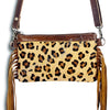 ADBGS142 Mini Crossbody - Hair-On Leather Fringe Bag with Removable Strap
