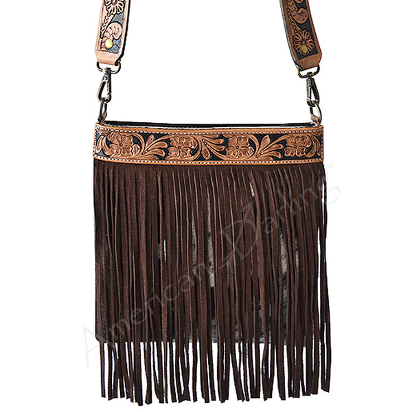 LC-ADBGS172BRW Crossbody Genuine Western Leather Women Bag