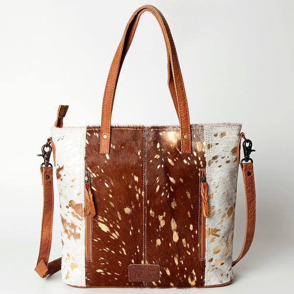 ADBG106 American Darling Hair-on Cowhide Western Tote Bag Genuine Leather