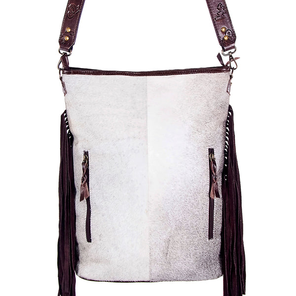 ADBG316 American Darling Hand Tooled Genuine Leather Large Cross body Bag