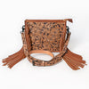 ADBG323 American Darling Hand Tooled Leather Messenger Bag
