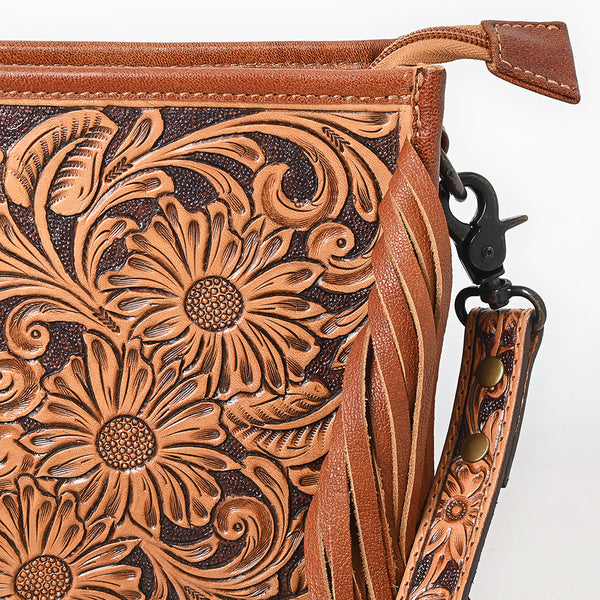 ADBG323 American Darling Hand Tooled Leather Messenger Bag