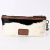 ADBG344 American Darling Genuine Hair On Hide Pattern Leather Western Wristlet