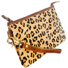 ADBG344 American Darling Western Leather Wristlet Bag with Printed Hair-On Cowhide