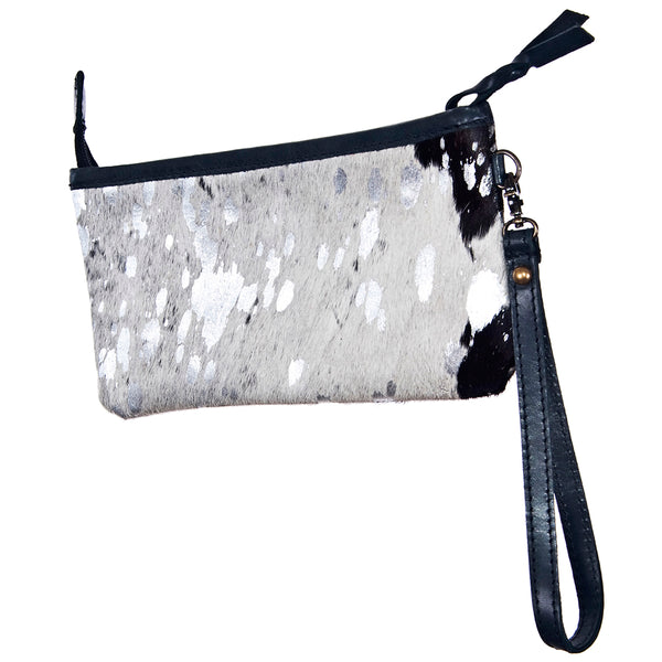 ADBG344 American Darling Hair-On Cowhide Wristlet Bag