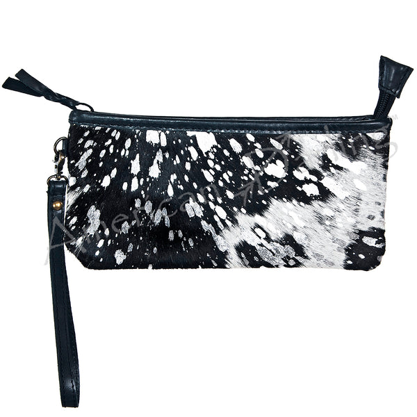 ADBG344 American Darling Hair-On Cowhide Wristlet Bag