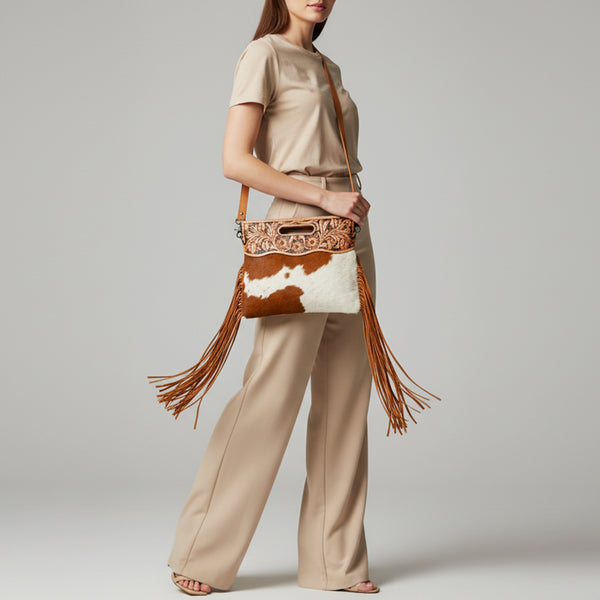 LC-ADBGS146 Crossbody Genuine Western Leather Women Bag Mae
