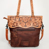 LC-ADBGS111BRW Tote Hair On Genuine Western Leather Women Bag