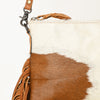 ADBG109 American Darling Hair-On Cowhide Crossbody Bag - Genuine Leather Western Purse