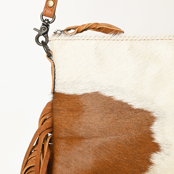 ADBG109 American Darling Hair-On Cowhide Crossbody Bag - Genuine Leather Western Purse