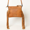 ADBG109 American Darling Hair-On Cowhide Crossbody Bag - Genuine Leather Western Purse