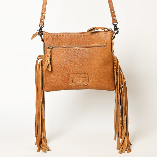 ADBG109 American Darling Hair-On Cowhide Crossbody Bag - Genuine Leather Western Purse