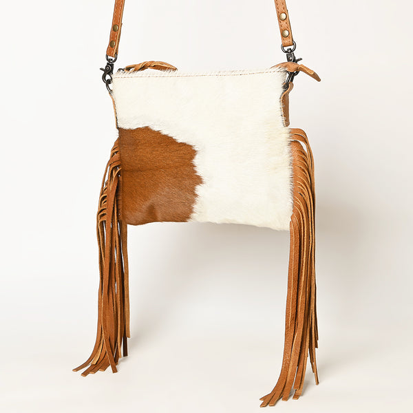 ADBG109 American Darling Hair-On Cowhide Crossbody Bag - Genuine Leather Western Purse