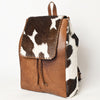 ADBG363 American Darling Backpack Bag Handcrafted Hair-On Cowhide Western Leather