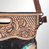 LC-ADBGS145ACTRQBR Clutch Genuine Western Leather Women Bag