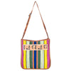 ADBG115 American Darling Saddle Blanket Crossbody -Tooled Leather Western Bag