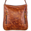 ADBG115 American Darling Saddle Blanket Crossbody -Tooled Leather Western Bag