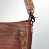 ADBG379 American Darling Hand Tooled Leather Large Cross body Bag Western Luxe Crossbody