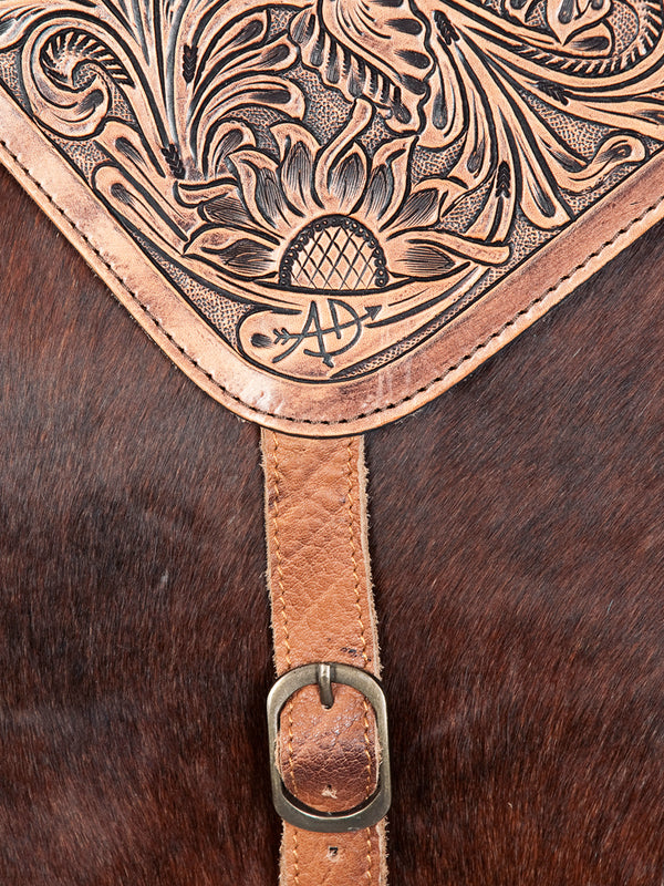 ADBG386 American Darling Hand Tooled Leather Backpack Bag