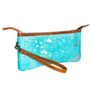 ADBG344 American Darling Hair On Hide Leather Western Style Wristlet Clutch Purse
