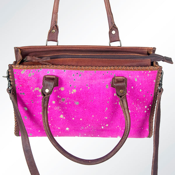 LC-ADBGS118PKACSL Tote Hair-On Genuine Western Leather Women Bag Cady